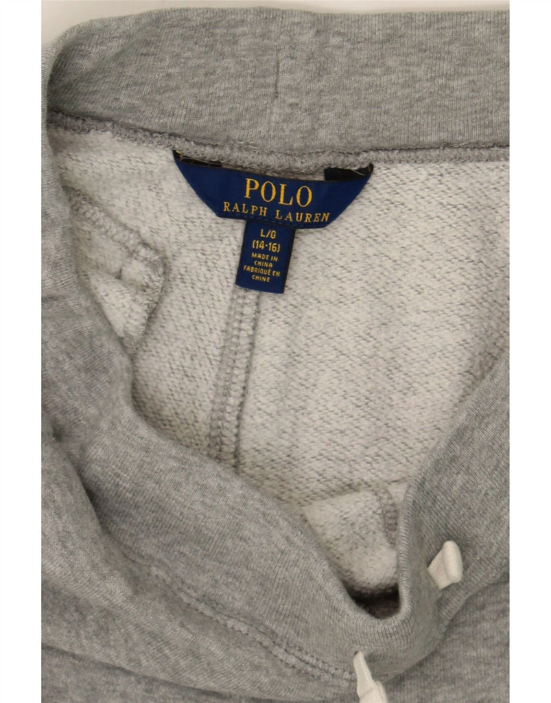POLO RALPH LAUREN Boys Tracksuit Trousers Joggers 14-15 Years Large Grey Vintage Polo Ralph Lauren and Second-Hand Polo Ralph Lauren from Messina Hembry 
