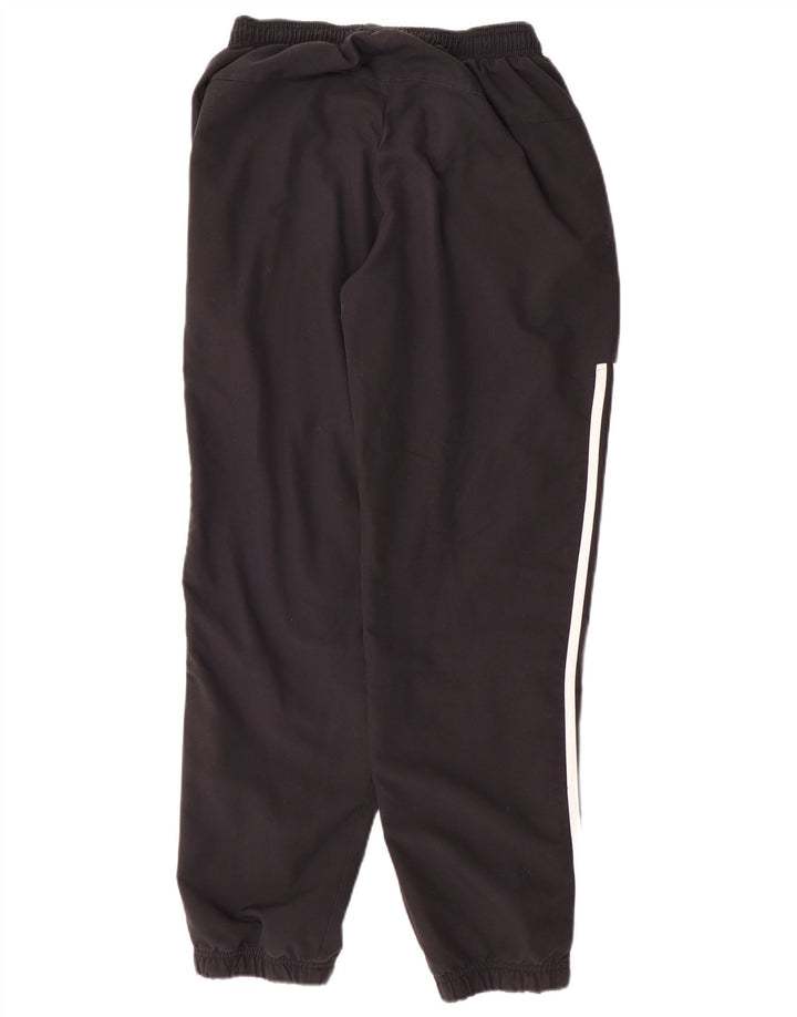 Adidas Mens Tracksuit Trousers Medium Black Striped Polyester