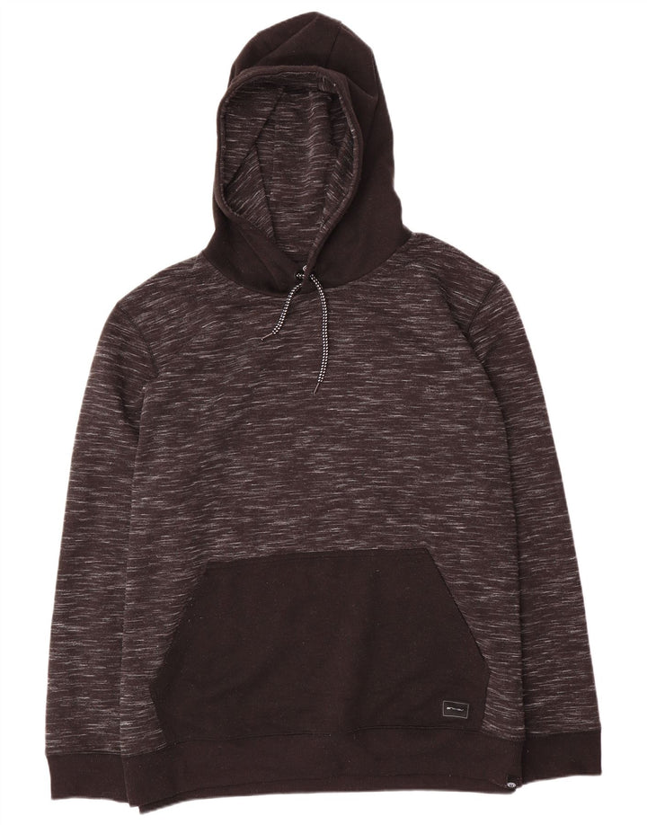 Animal Mens Hoodie Jumper 2XL Grey Flecked Polyester