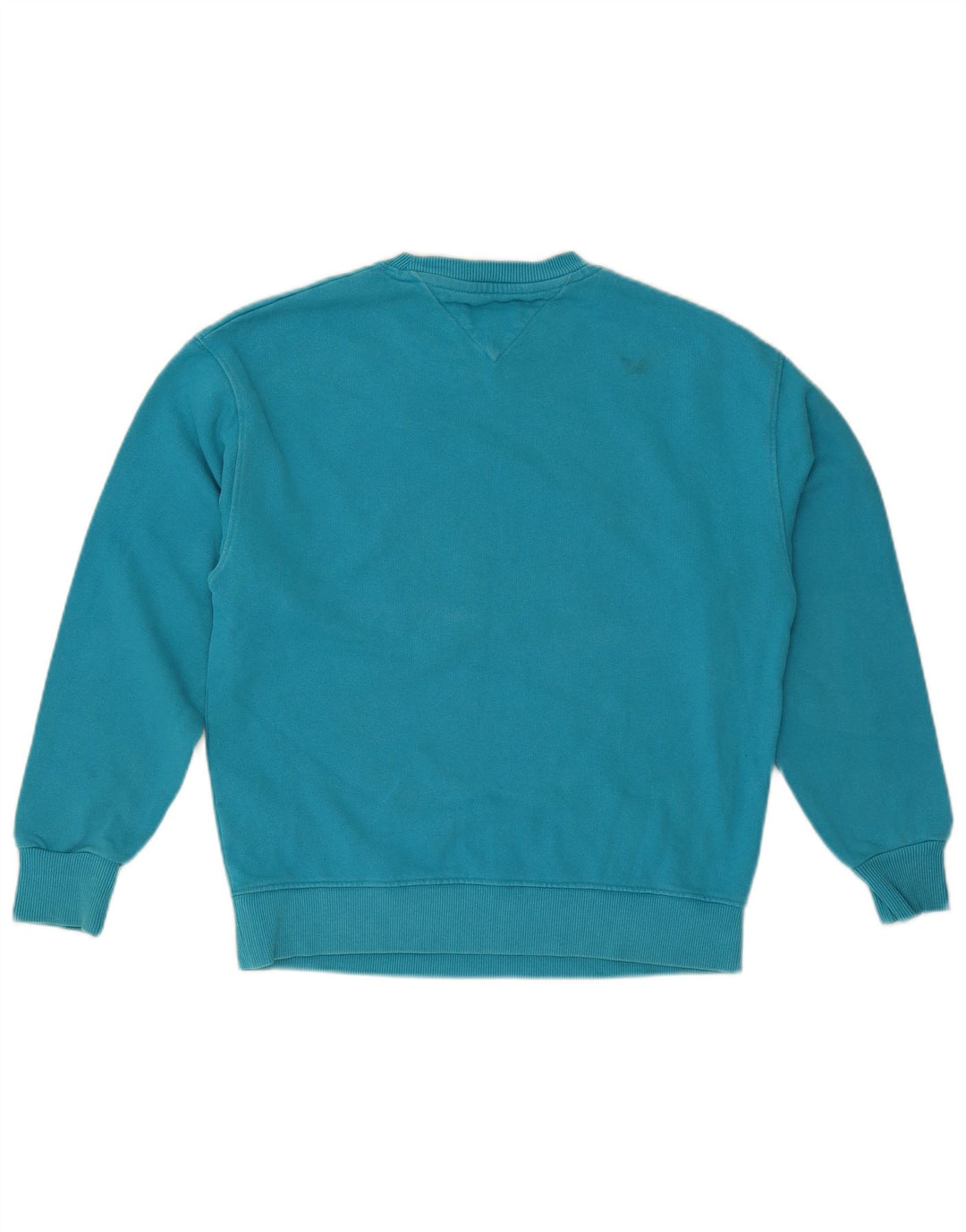 Tommy Hilfiger Mens Graphic Sweatshirt Jumper Small Blue Cotton