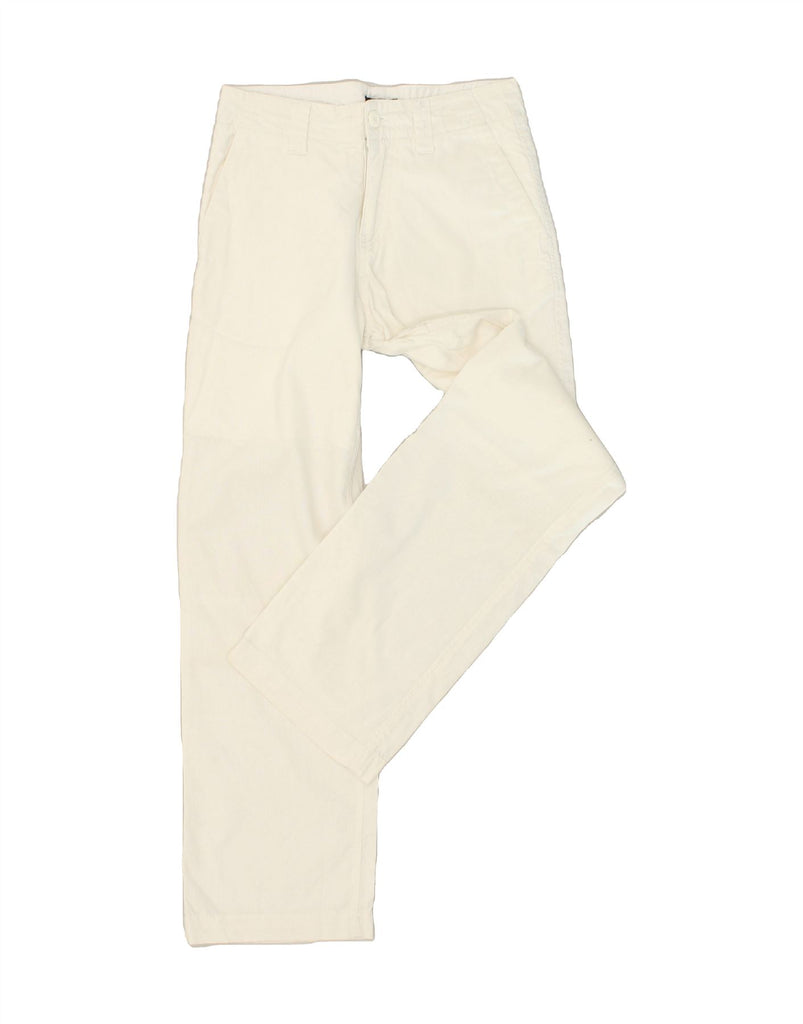 SMOG Mens Straight Chino Trousers XS White | Vintage Smog | Thrift | Second-Hand Smog | Used Clothing | Messina Hembry 