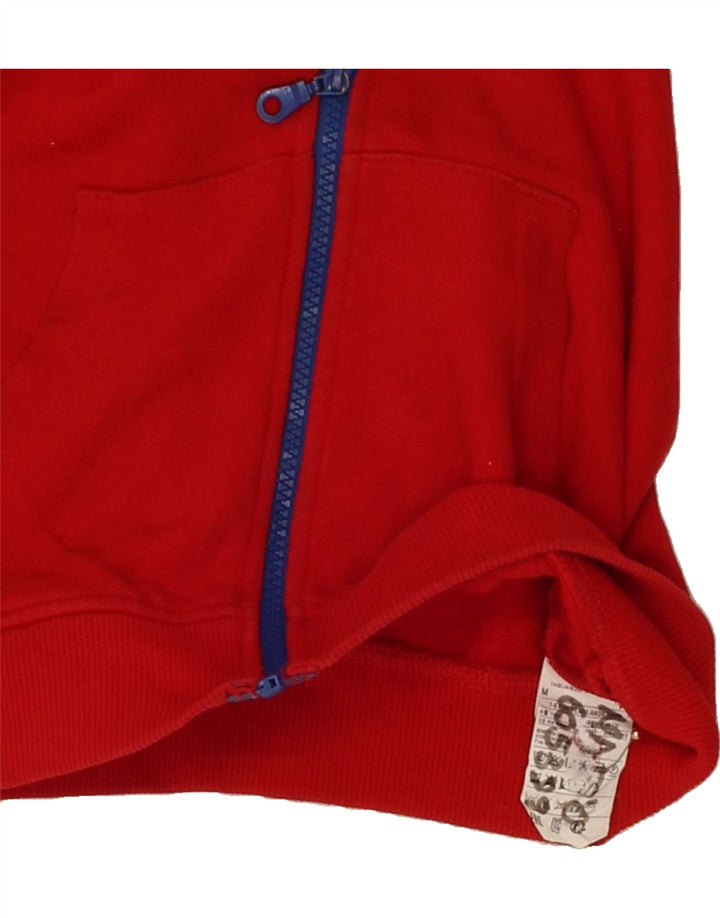 BENETTON Boys Tracksuit Top Jacket 7-8 Years Medium  Red Cotton Vintage Benetton and Second-Hand Benetton from Messina Hembry 