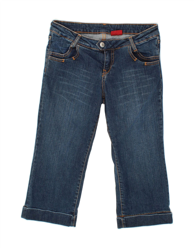 LEVI'S Girls Capri Jeans 11-12 Years W28 L17 Blue Vintage Levi's and Second-Hand Levi's from Messina Hembry 