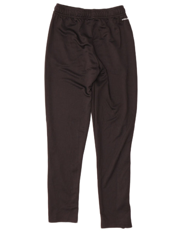Adidas Boys Aeroready Tracksuit Trousers 13-14 Years Black Polyester