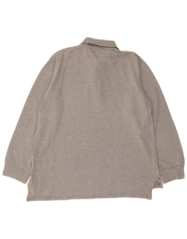 Polo Ralph Lauren Boys Long Sleeve Shirt 13-14 Years Large Grey Cotton
