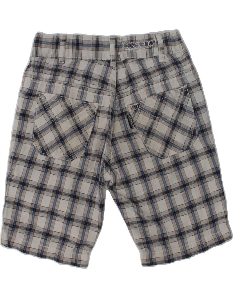 JECKERSON Baby Boys Casual Trousers 18-24 Months W20 L6  Blue Check Cotton | Vintage Jeckerson | Thrift | Second-Hand Jeckerson | Used Clothing | Messina Hembry 