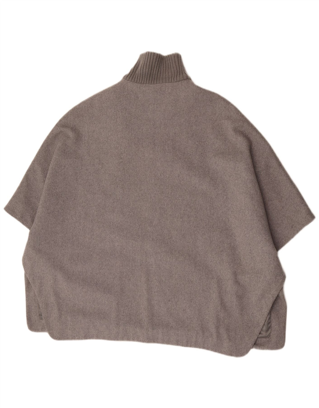 Dkny Womens Cape Coat UK 6 XS Grey Wool