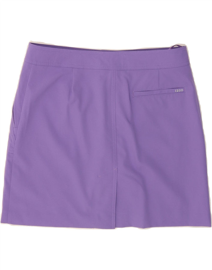 IZOD Womens Golf Mini Skirt US 6 Medium W32  Purple Polyester Vintage Izod and Second-Hand Izod from Messina Hembry 