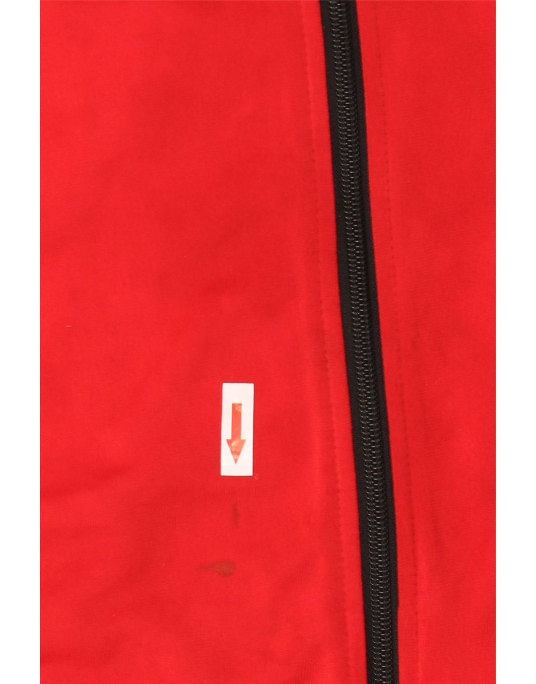 ADIDAS Boys Tracksuit Top Jacket 15-16 Years Red Colourblock