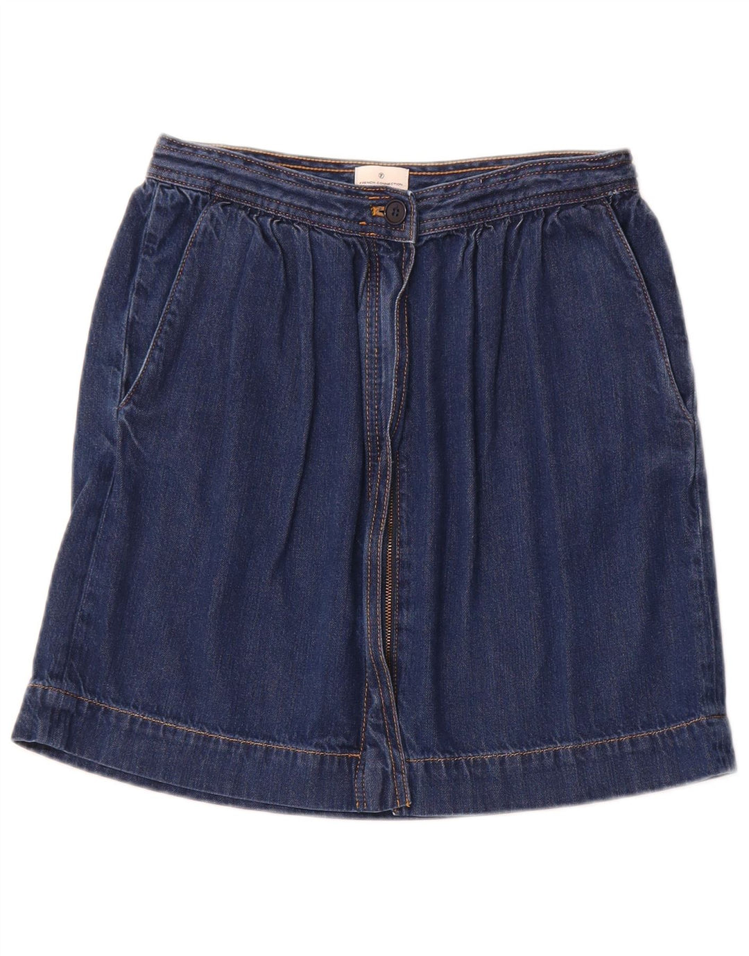 FRENCH CONNECTION Womens Denim Skirt UK 10 Small W26  Blue