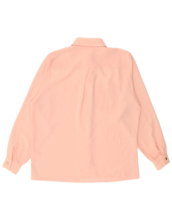 Renato Balestra Womens Oversized Shirt Blouse IT 42 Medium Pink Polyester