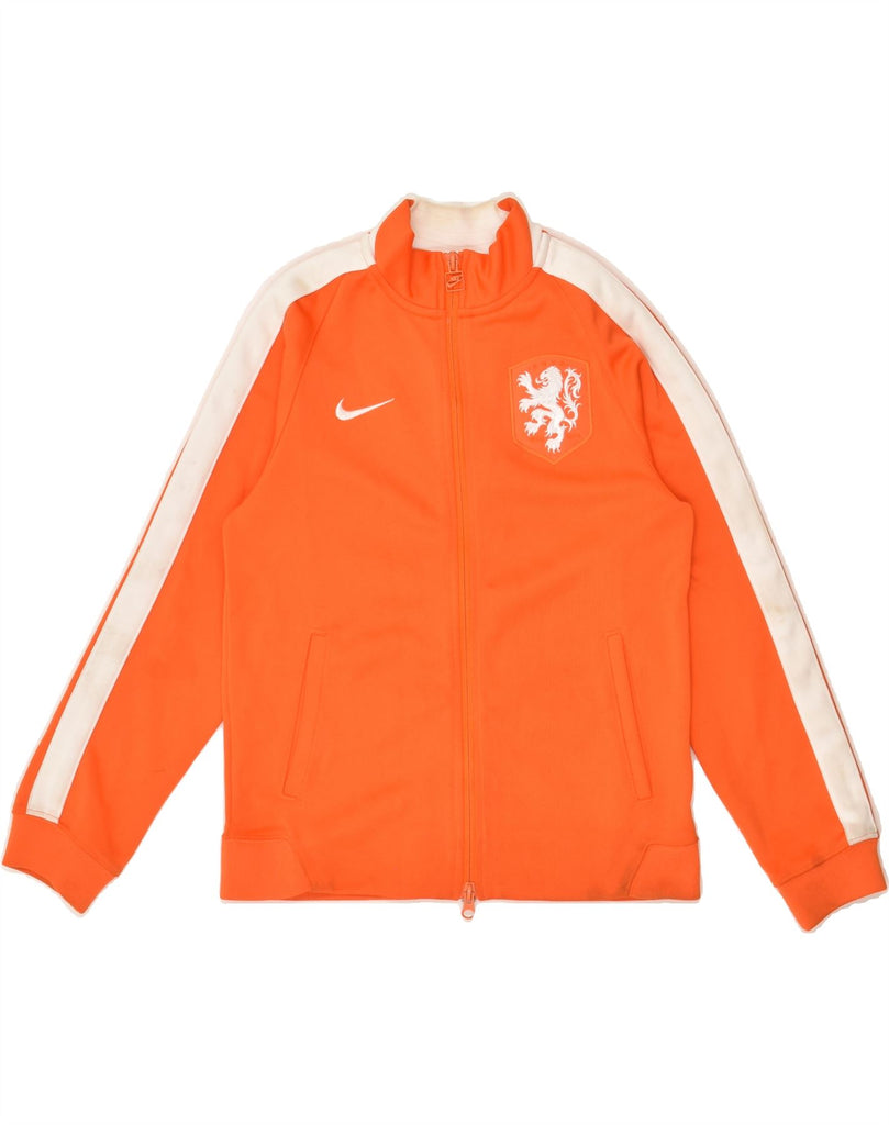 NIKE Boys Graphic Tracksuit Top Jacket 10-11 Years Medium Orange | Vintage Nike | Thrift | Second-Hand Nike | Used Clothing | Messina Hembry 