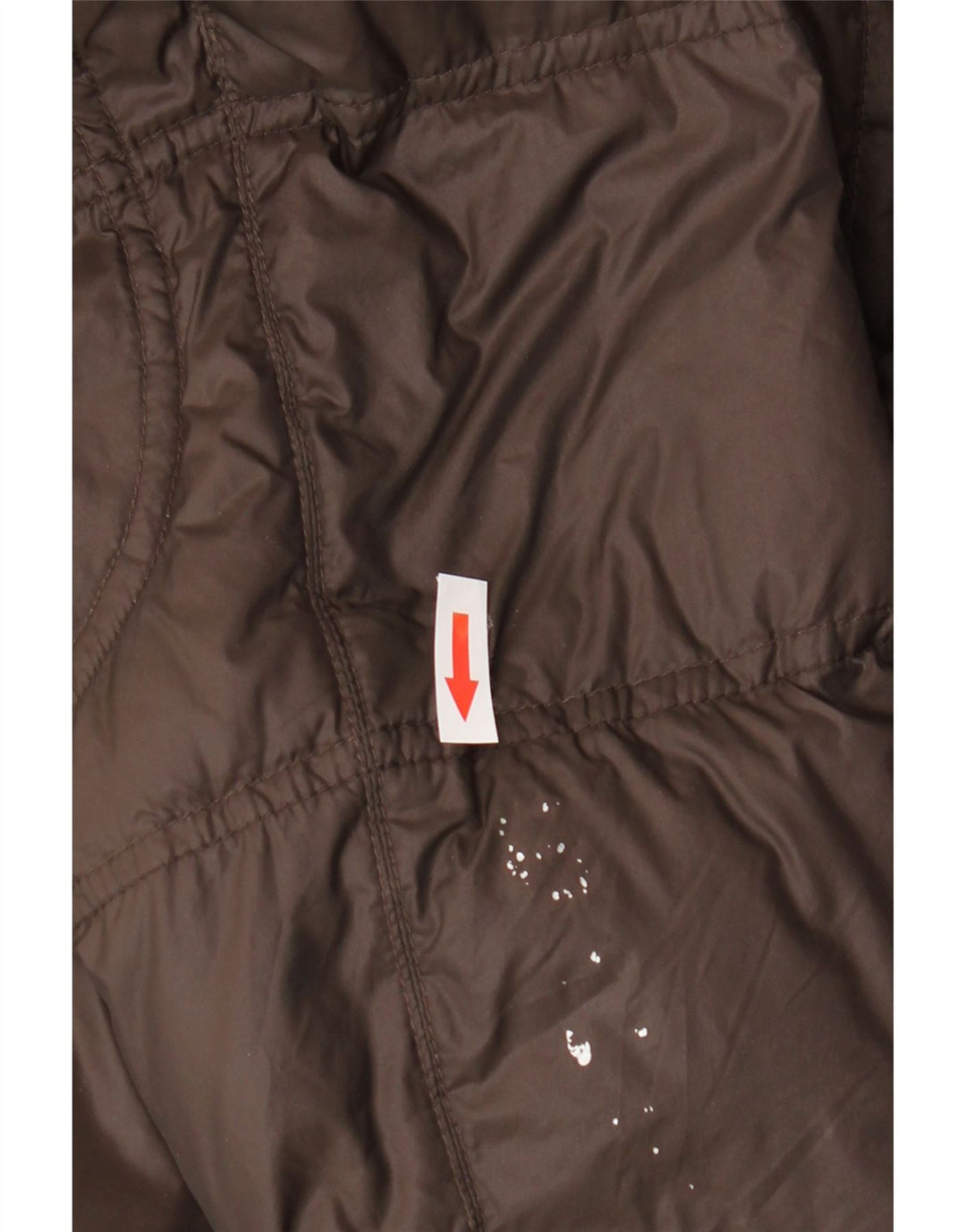 Brema Mens Hooded Padded Jacket IT 52 XL Brown Nylon