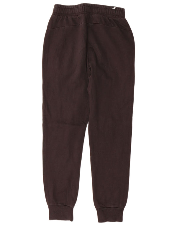 Puma Mens Tracksuit Trousers Joggers Small Black Cotton