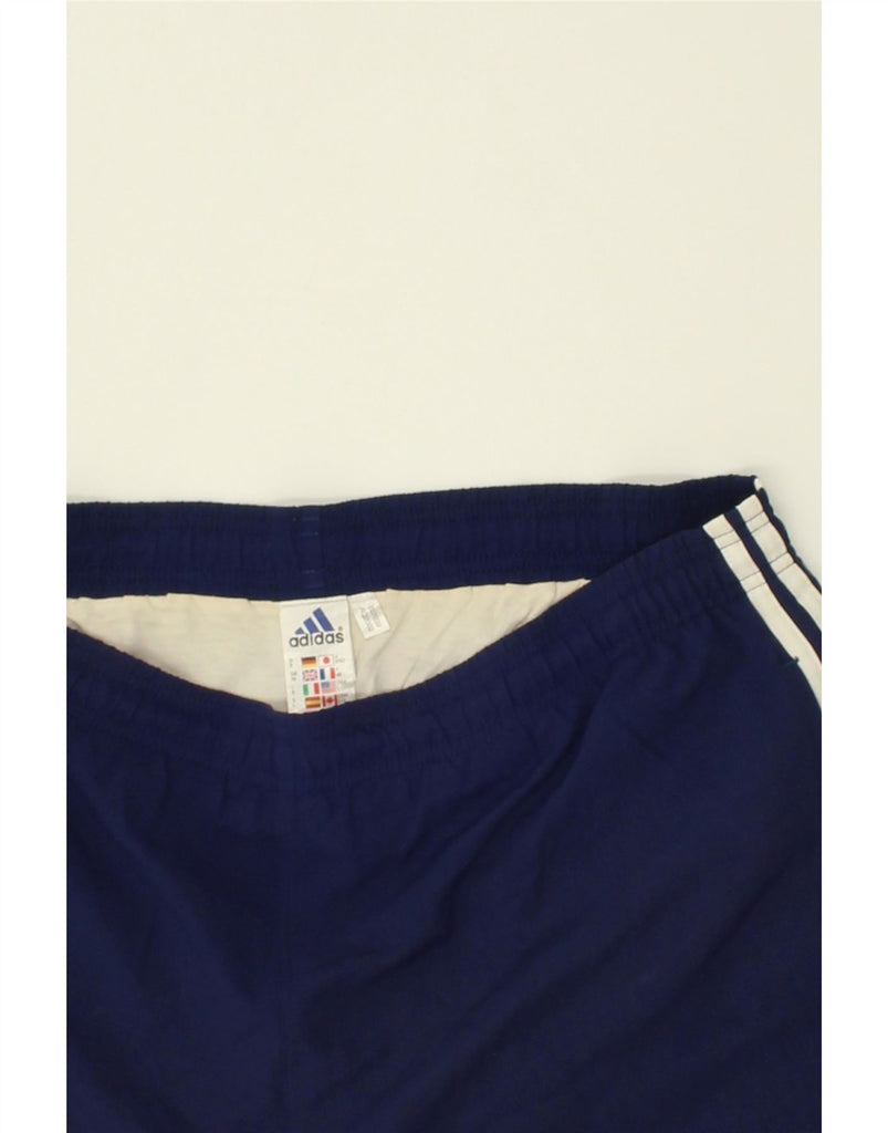 ADIDAS Mens Sport Shorts XL Navy Blue Polyester | Vintage Adidas | Thrift | Second-Hand Adidas | Used Clothing | Messina Hembry 