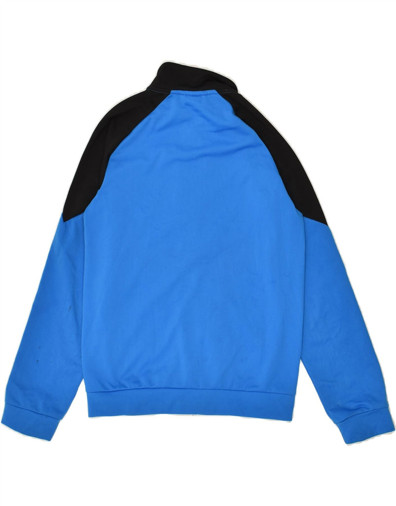 PUMA Boys Graphic Tracksuit Top Jacket 11-12 Years Blue Colourblock | Vintage Puma | Thrift | Second-Hand Puma | Used Clothing | Messina Hembry 