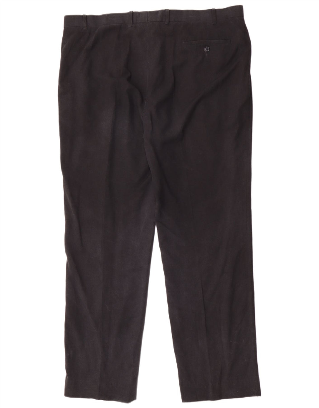 Marks & Spencer Mens Pegged Suit Trousers W42 L33 Navy Blue Lyocell