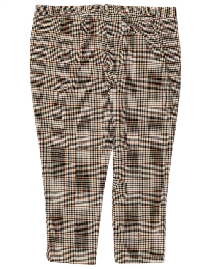 Marks & Spencer Womens Cropped Trousers UK 20 2XL W40 L25 Multicoloured
