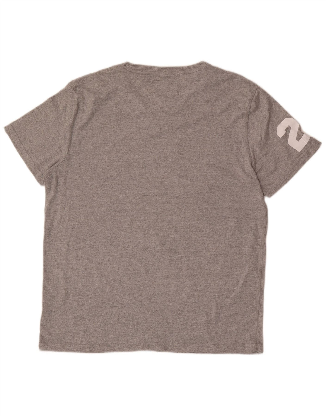 Superdry Mens Graphic T-Shirt Top 2XL Grey Cotton