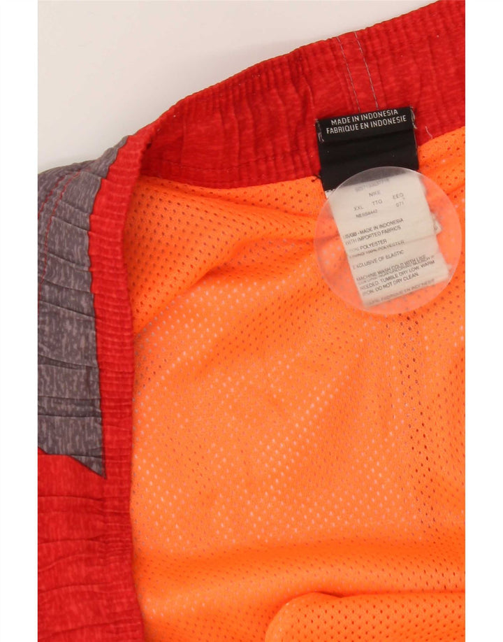 Nike Mens Swimming Shorts 2XL Multicoloured Colourblock Polyester