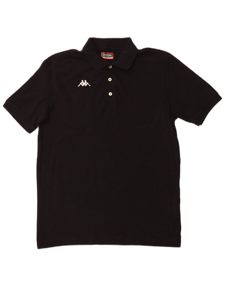 KAPPA Mens Polo Shirt XL Black Cotton