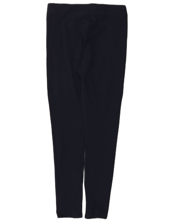 Marks & Spencer Womens Skinny Trousers UK 12 Medium W32 L29 Navy Blue