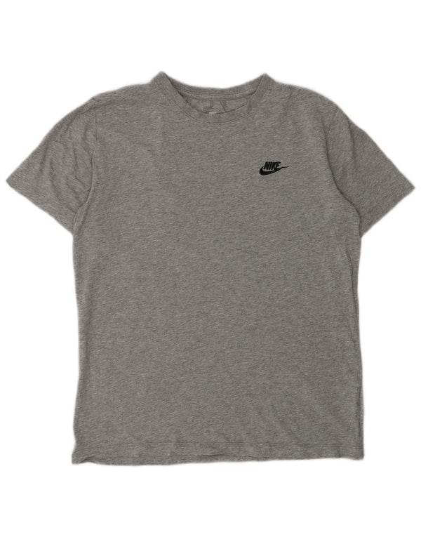 Nike Mens T-Shirt Top Small Grey Cotton