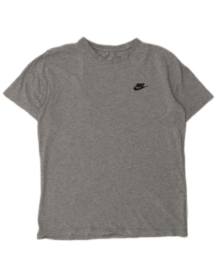 Nike Mens T-Shirt Top Small Grey Cotton