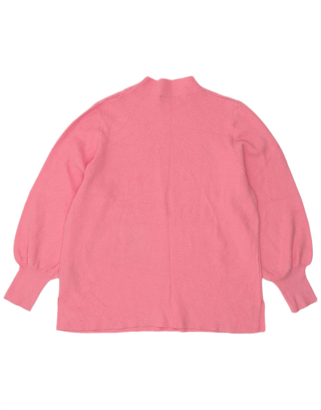 Marks & Spencer Womens Turtle Neck Jumper Sweater UK 16 Large Pink Viscose