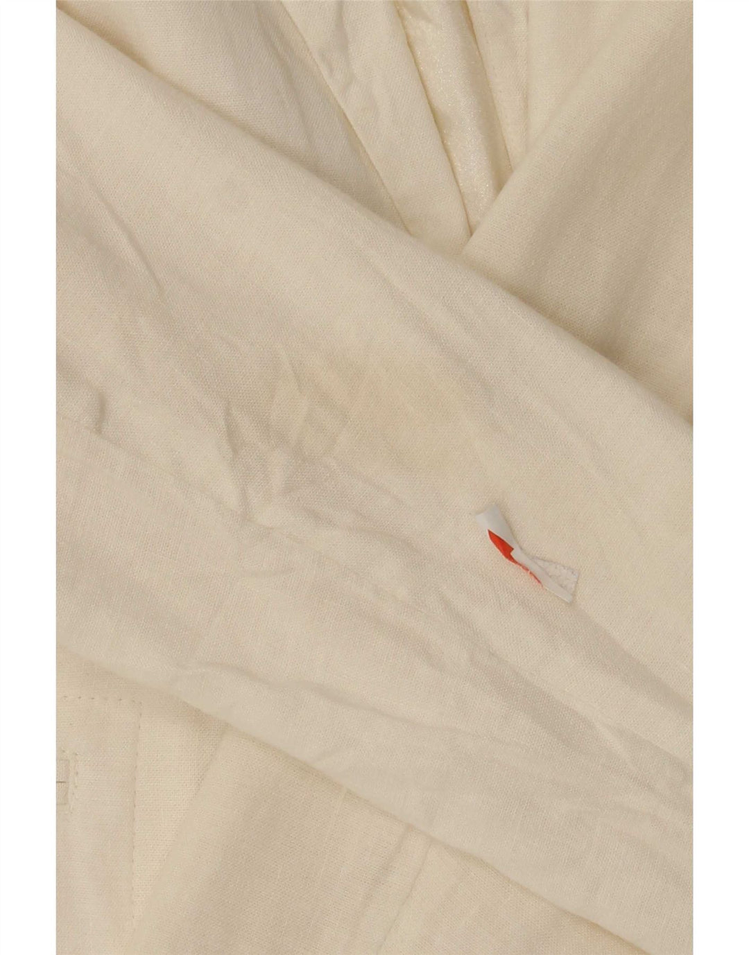 French Connection Womens 1 Button Blazer Jacket UK 12 Medium White Linen