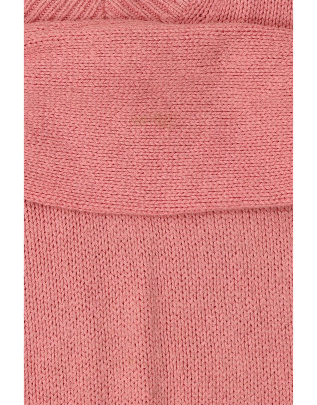 Marks & Spencer Womens V-Neck Jumper Sweater UK 14 Medium Pink Cotton