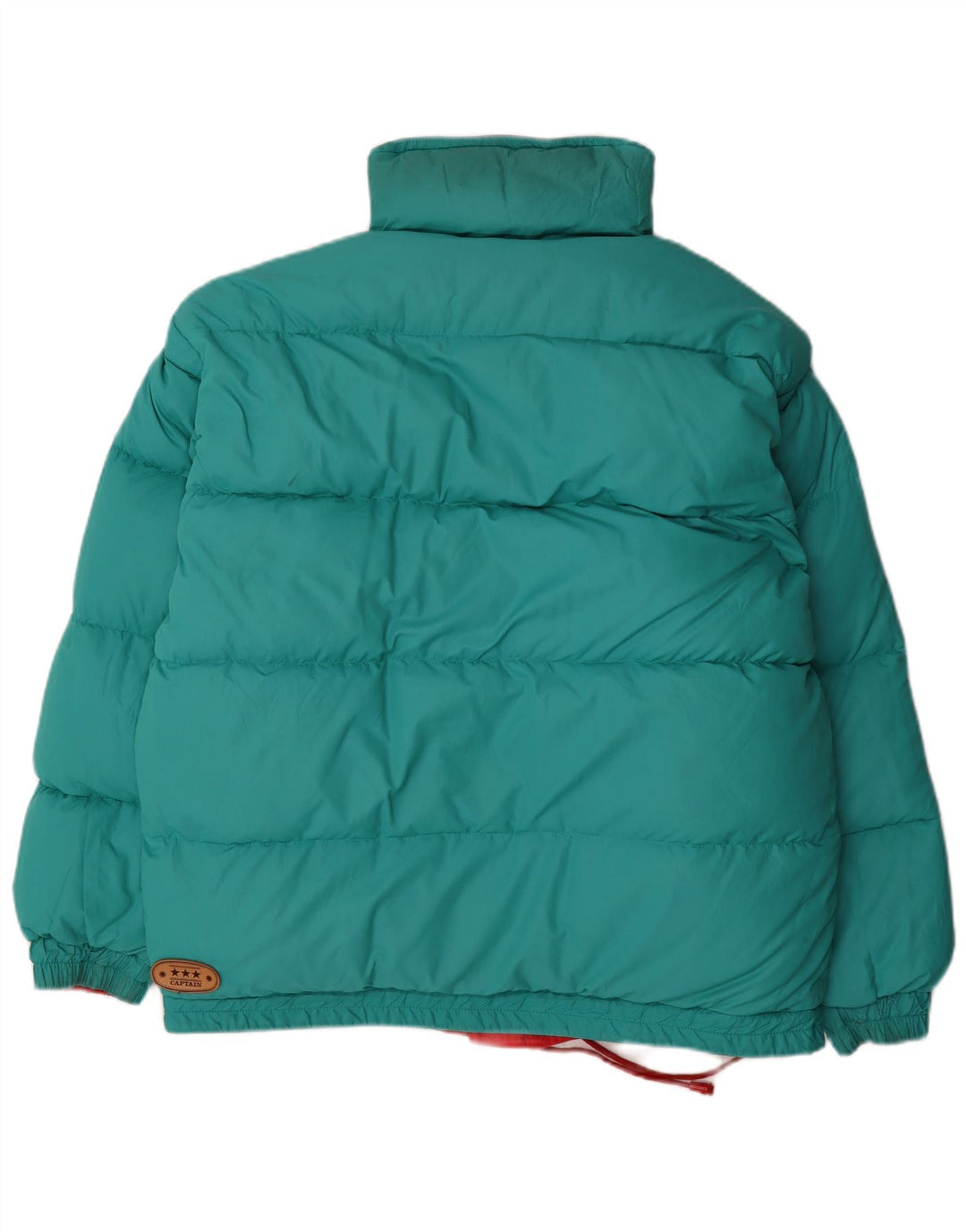 Vintage Mens Hooded Reversible Jacket UK 38 Medium Multicoloured Winter