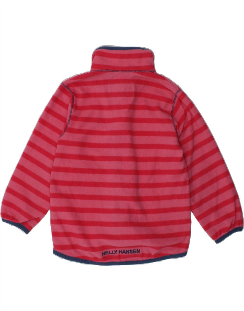 HELLY HANSEN Baby Girls Fleece Jacket 12-18 Months Pink Striped Polyester | Vintage Helly Hansen | Thrift | Second-Hand Helly Hansen | Used Clothing | Messina Hembry 