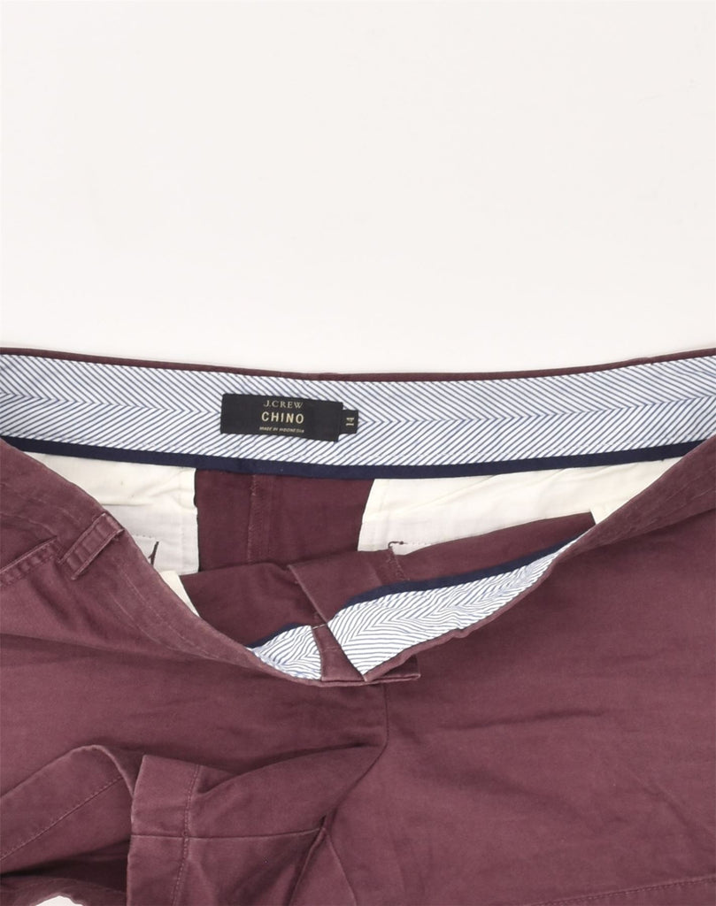 J. CREW Womens Chino Shorts US 14 XL W38  Maroon | Vintage J. Crew | Thrift | Second-Hand J. Crew | Used Clothing | Messina Hembry 