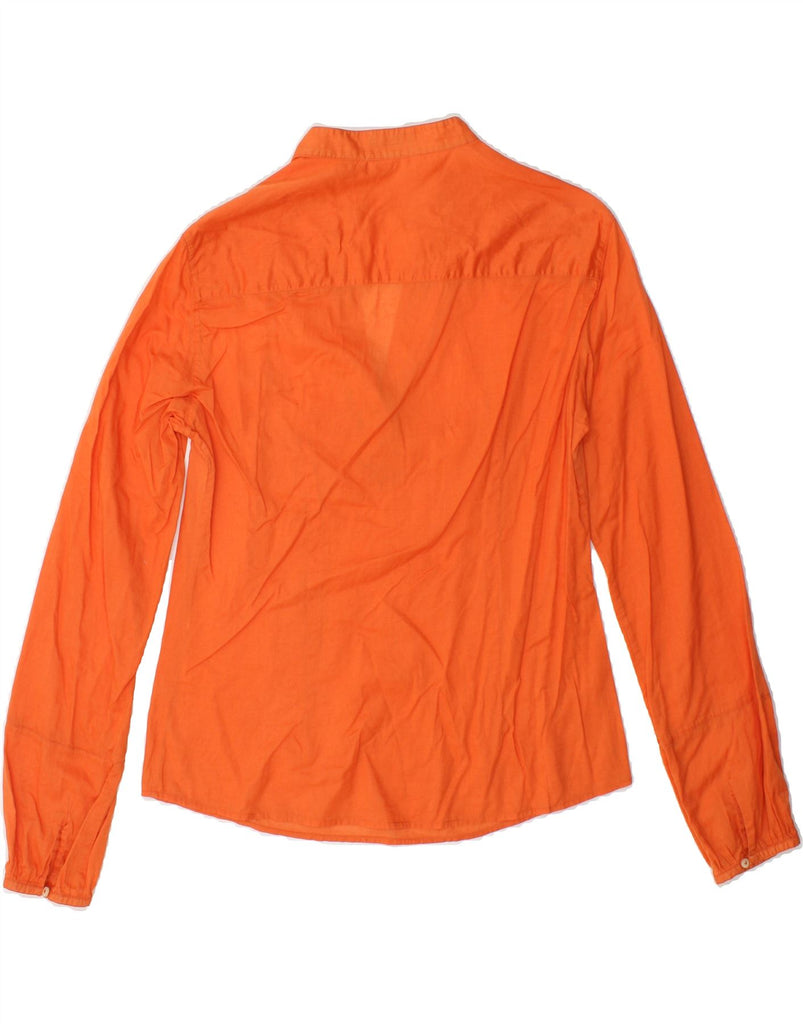 MASSIMO DUTTI Womens Long Sleeve Blouse Top EU 42 Large Orange Vintage Massimo Dutti and Second-Hand Massimo Dutti from Messina Hembry 