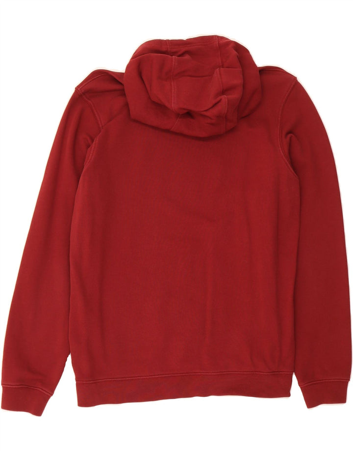 NIKE Mens Graphic Hoodie Jumper Medium Burgundy Cotton Vintage Nike and Second-Hand Nike from Messina Hembry 