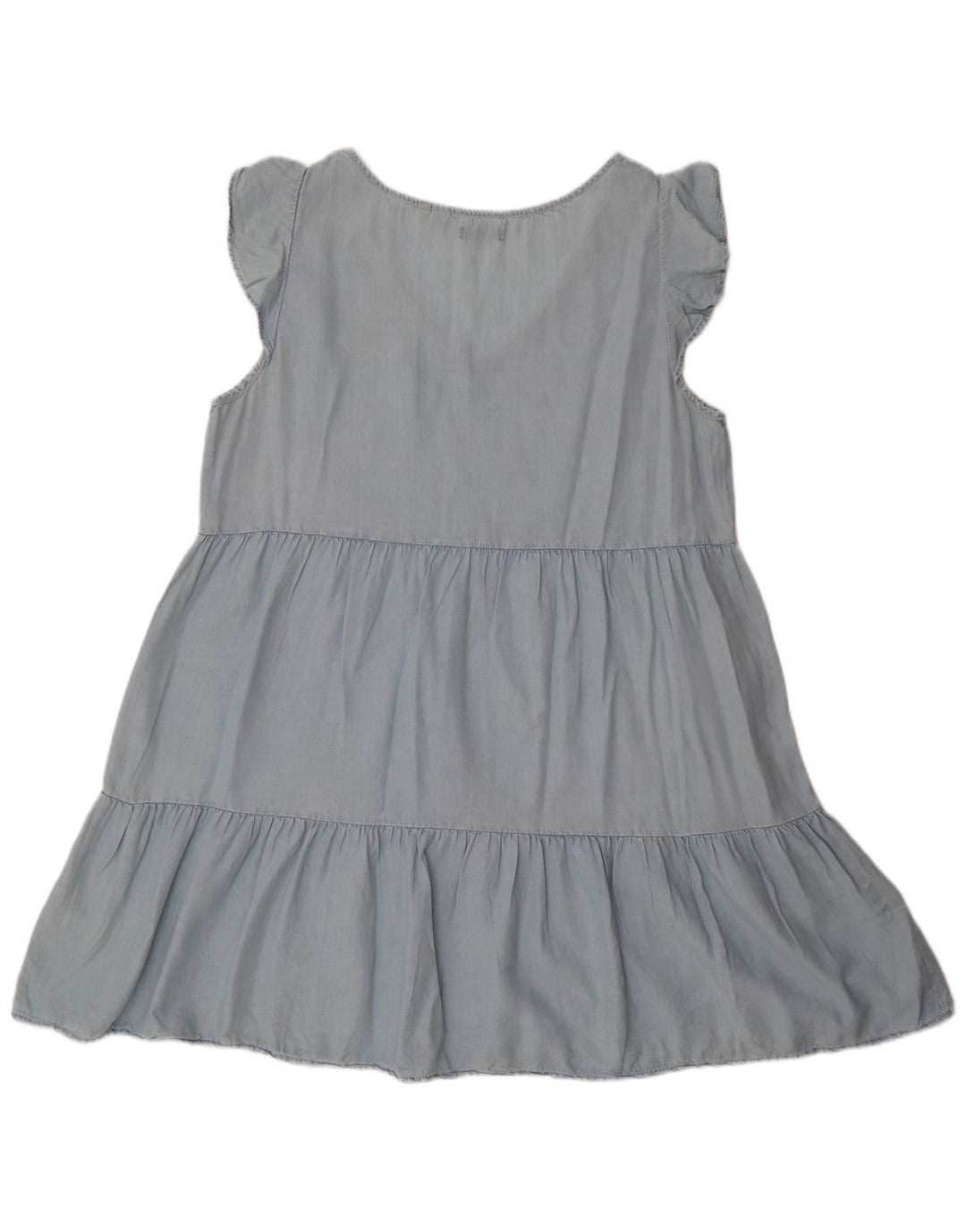 SUPERDRY Womens A-Line Dress UK 14 Medium Blue Lyocell