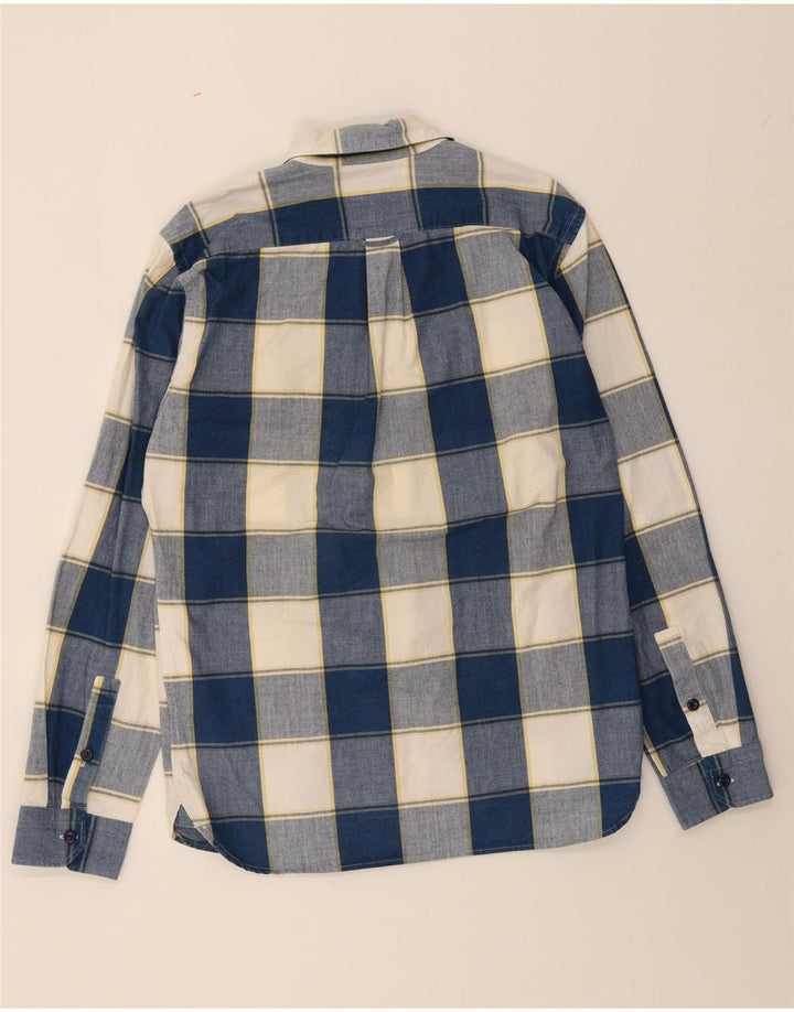 LEVI'S Mens Shirt Medium Blue Check Cotton Vintage Levi's and Second-Hand Levi's from Messina Hembry 
