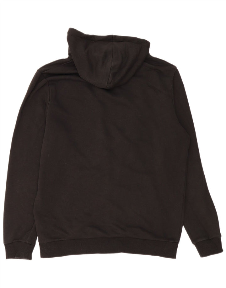 Puma Mens Zip Hoodie Sweater Medium Black Cotton