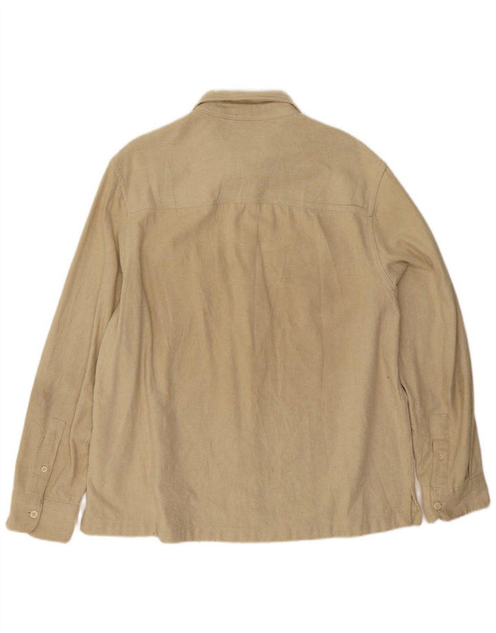 Zara Mens Shirt XL Beige