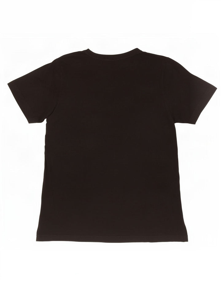 Puma Mens Graphic T-Shirt Top Medium Black Cotton