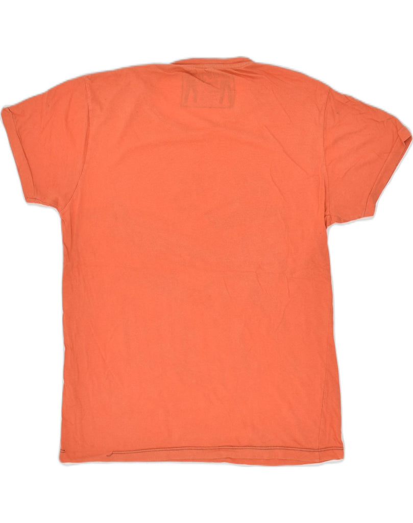 JACK & JONES Mens Graphic T-Shirt Top Large Orange Cotton | Vintage Jack & Jones | Thrift | Second-Hand Jack & Jones | Used Clothing | Messina Hembry 