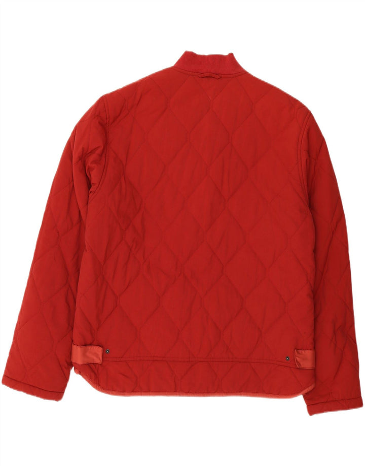 FILA Mens Quilted Jacket UK 40 Large Red Polyamide Vintage Fila and Second-Hand Fila from Messina Hembry 