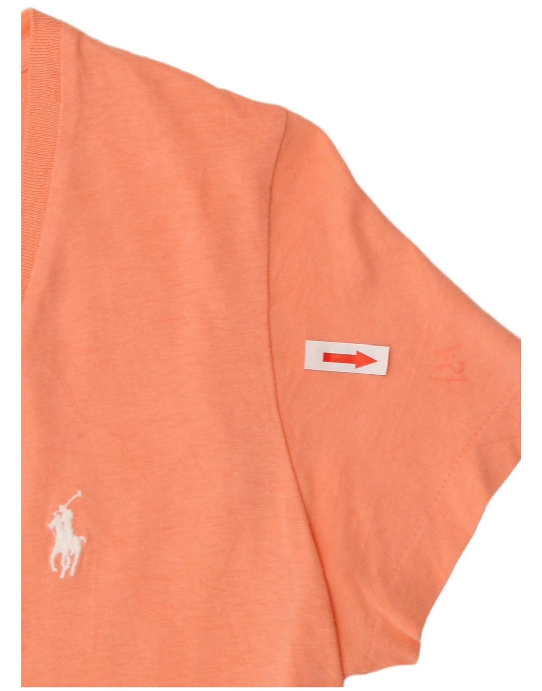 Polo Ralph Lauren Womens T-Shirt Top Small Orange Cotton