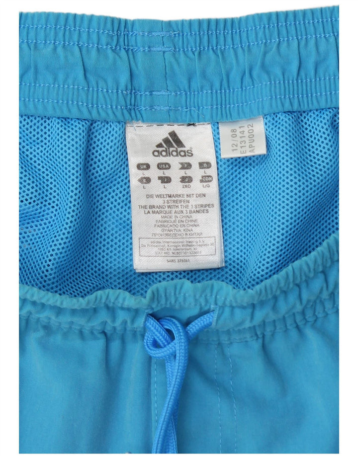 Adidas Mens Swimming Shorts Large Blue Polyester