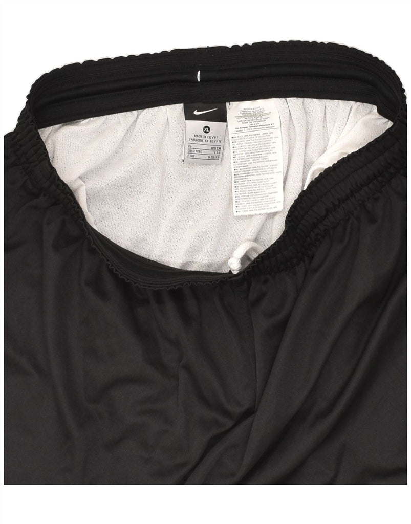 NIKE Mens Sport Shorts XL Black Polyester | Vintage Nike | Thrift | Second-Hand Nike | Used Clothing | Messina Hembry 