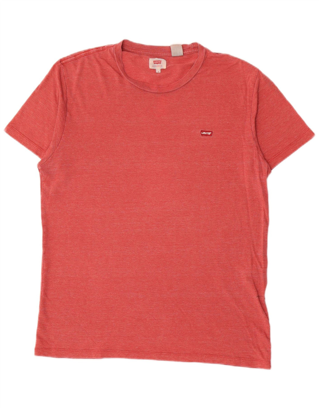 Levi's Mens T-Shirt Top Medium Red Flecked Cotton