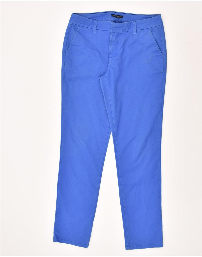 TOMMY HILFIGER Womens Slim Chino Trousers US 6 Medium W30 L30  Blue Cotton | Vintage Tommy Hilfiger | Thrift | Second-Hand Tommy Hilfiger | Used Clothing | Messina Hembry 