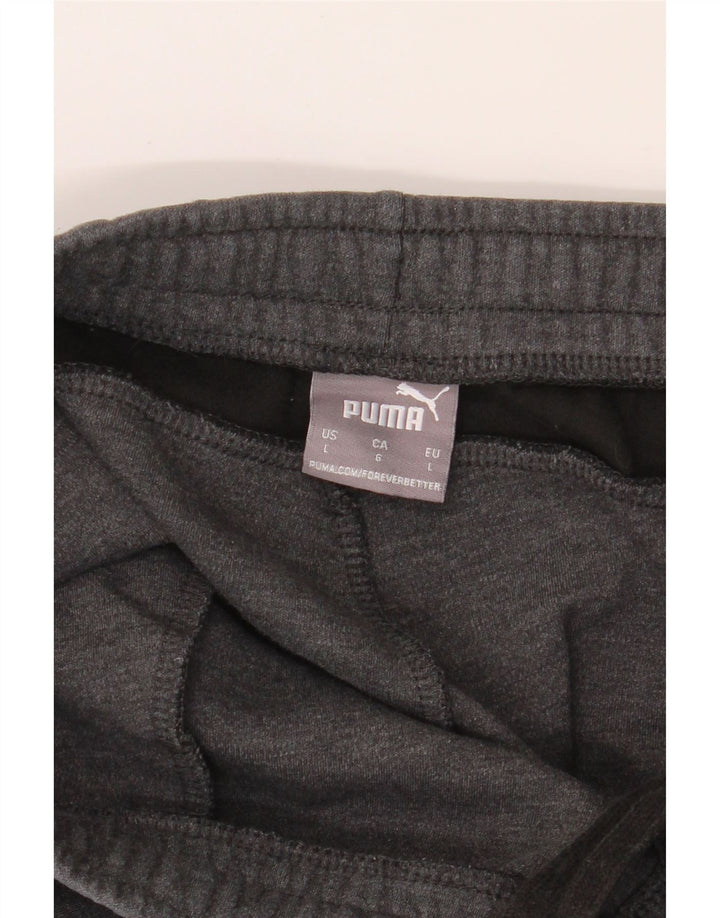 PUMA Mens Tracksuit Trousers Large  Grey Colourblock Cotton Vintage Puma and Second-Hand Puma from Messina Hembry 