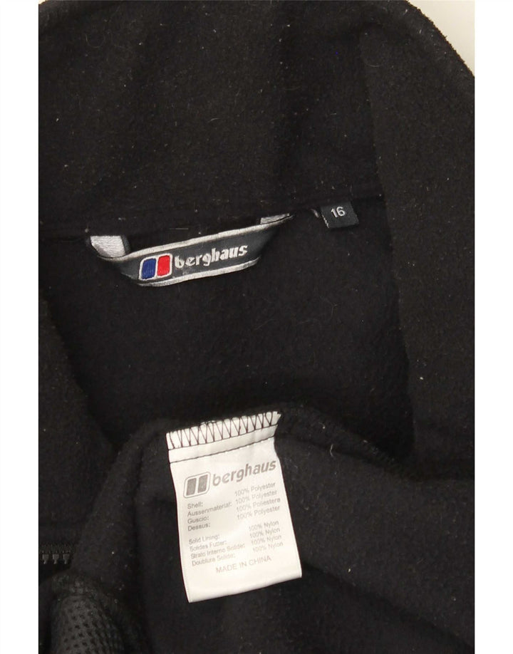 Berghaus Womens Liner Fleece Jacket UK 16 Large  Black Polyester